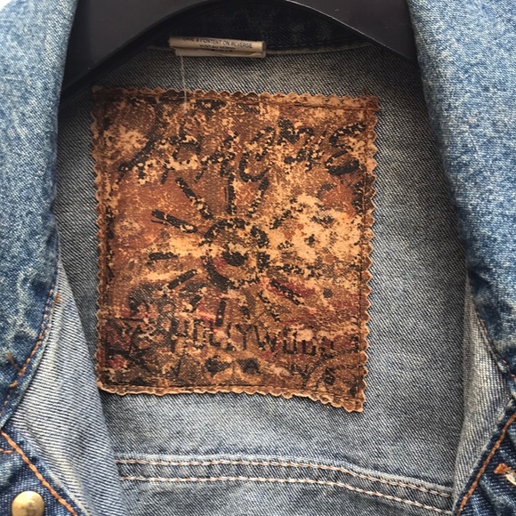 Apache Hollywood Vintage Crop Jean Jacket - Picture 2 of 8